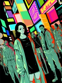 伏笔图鉴示意插图，编号卡片与铅笔线稿并排